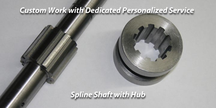 Spline Shaft with Hub