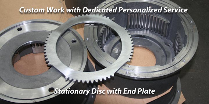 Stationary Disc with End Plate